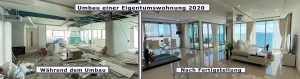 Umbau Renovierung einer Eigentumswohnung in Pattaya