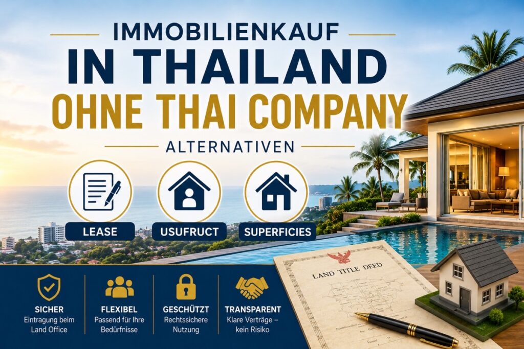 Hauskauf Thailand ohne company lease usefruct
